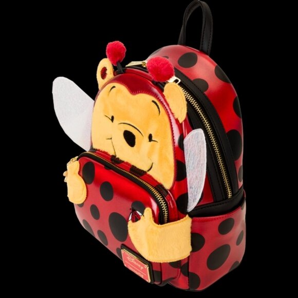 Winnie The Pooh Loungefly Ladybug Cosplay Halloween Backpack Ladybird Disney - Picture 4 of 7